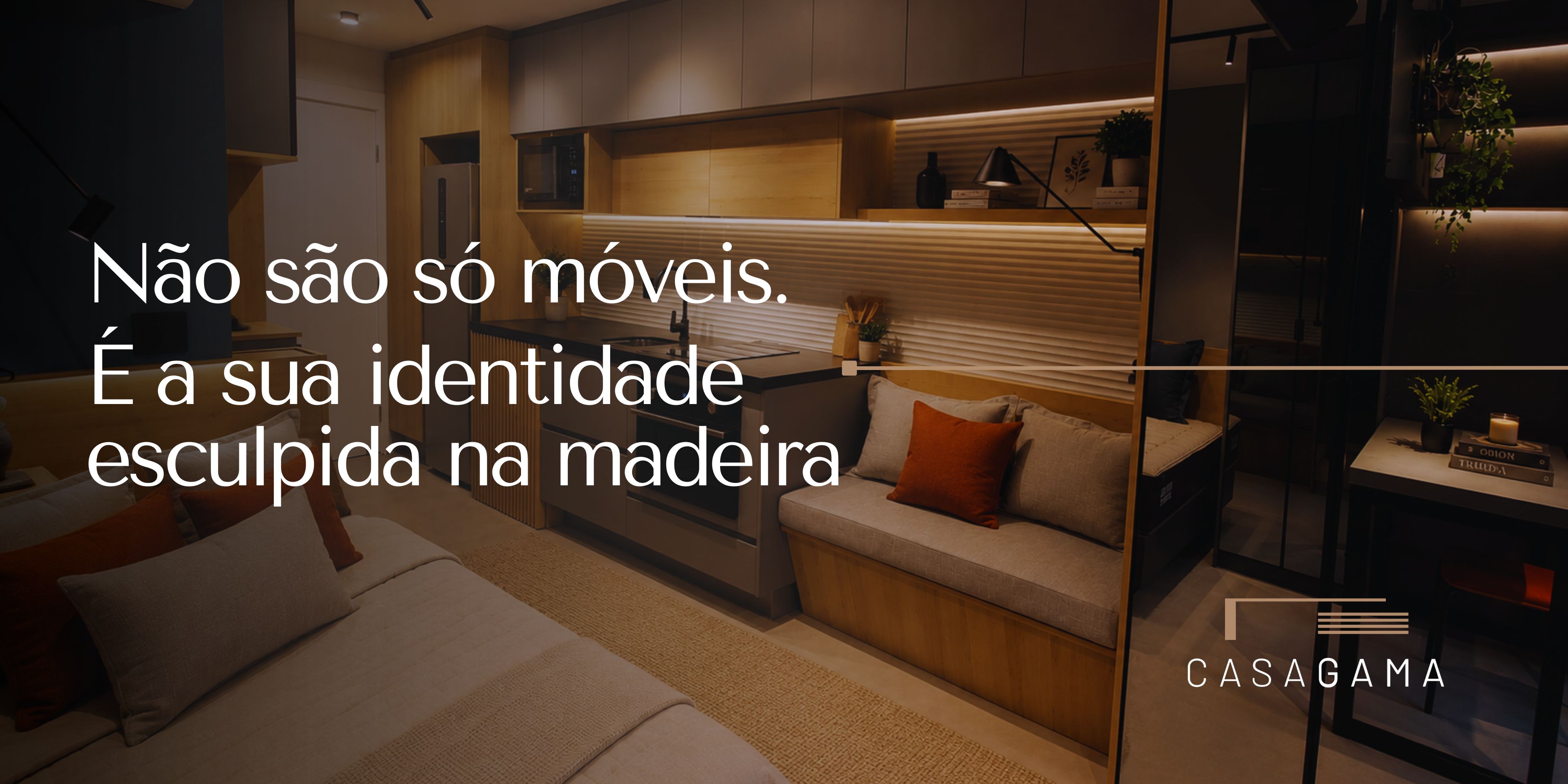 Casa Gama — Não são só móveis. É a sua identidade esculpida na madeira.